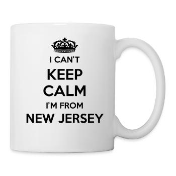 I Can't Stay Calm - New Jersey - Mug - white - Right