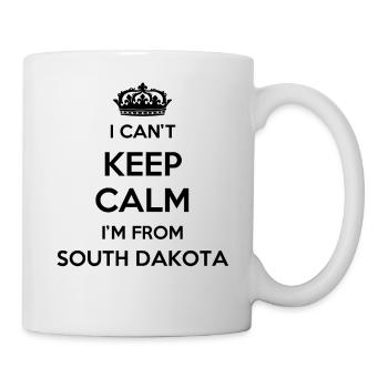 I Can't Stay Calm - South Dakota - Mug - white - Right