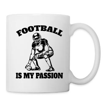 Entraîneur de football américain Fan de football - Mug blanc - blanc - Droite