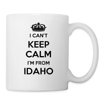 Ich Kann Nicht Ruhig Bleiben - Idaho - Tasse - Weiß - Rechts