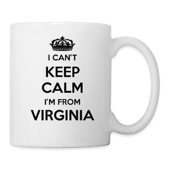 Ich Kann Nicht Ruhig Bleiben - Virginia - Tasse - Weiß - Rechts