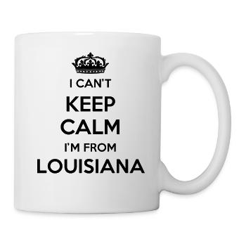 Ich Kann Nicht Ruhig Bleiben - Louisiana - Tasse - Weiß - Rechts
