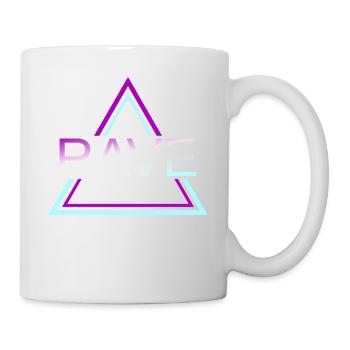 Rave Techno House Party EDM Festival Goa Electro - Tasse - Weiß - Rechts