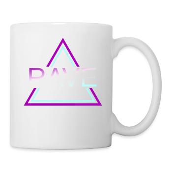 Rave Techno House Party EDM Festival Goa Electro - Tasse - Weiß - Rechts