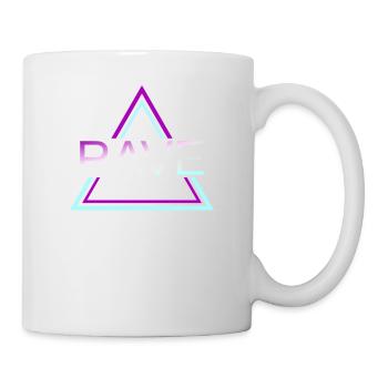 Rave Techno House Party EDM Festival Goa Electro - Tasse - Weiß - Rechts