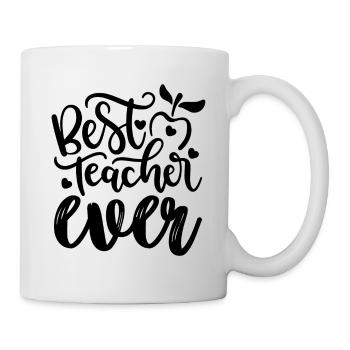 Meilleur professeur de tous les temps - Mug blanc - blanc - Droite