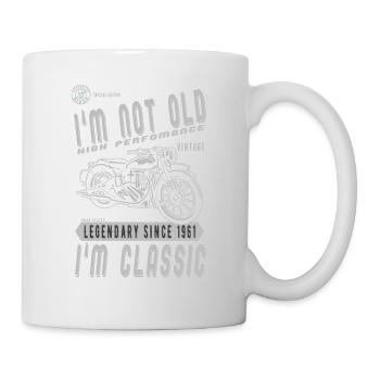 I'm Not Old I'm Classic. Biker birthday 1961 - Mug - white - Right