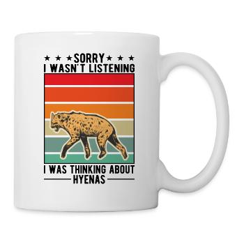 Hyène Cadeau Aardwolf Hyène - Mug blanc - blanc - Droite