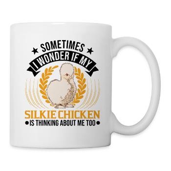 Silk Chicken Cadeau Silkie Chicken Silkie Chicken - Mug blanc - blanc - Droite