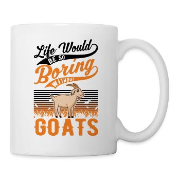 Chèvres Cadeau Chèvre Hôte Chèvre - Mug blanc - blanc - Droite
