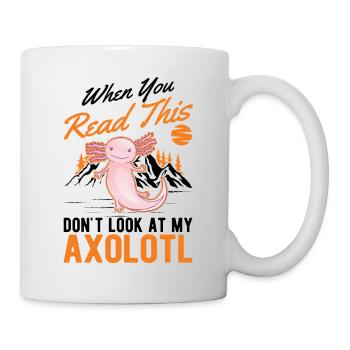 Axolotl Queue Cadeau Amphibien Axolotl - Mug blanc - blanc - Droite