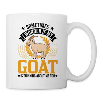 Ziegen Geschenk Ziegenwirt Ziege - Tasse - Weiß - Rechts