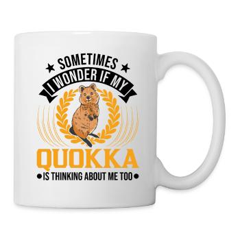 Quokka Gift Kangourou à queue courte - Mug blanc - blanc - Droite