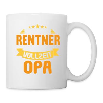 Rente 2023 Ruhestand Abschied Rentner 2023 - Tasse - Weiß - Rechts