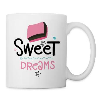 Handwritten Lettering of Sweet Dreams. - Mug - white - Right