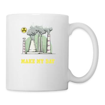 Nuclear power plant Nuclear energy Renewable energy - Mug - white - Right
