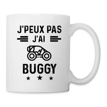 j'peux pas j'ai buggy quad - Mug blanc - blanc - Droite