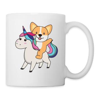 Corgi Unicorn Cute Animals Unicorn Dogs - Mug - white - Right