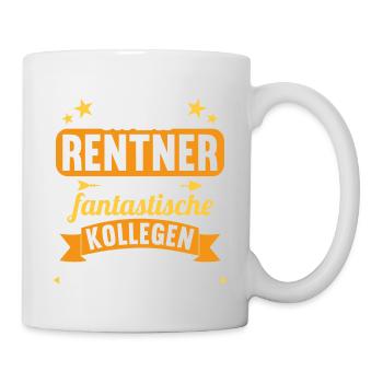 Rente 2023 Ruhestand Abschied Rentner 2023 - Tasse - Weiß - Rechts