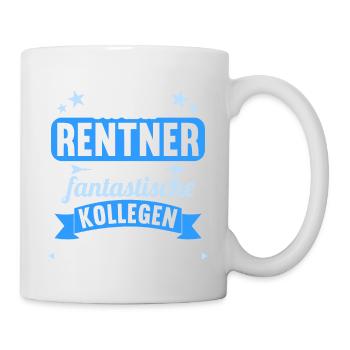 Rente 2023 Ruhestand Abschied Rentner 2023 - Tasse - Weiß - Rechts