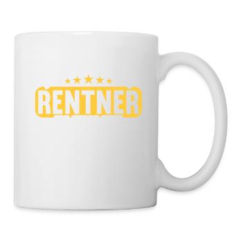 Rente 2023 Ruhestand Abschied Rentner 2023 - Tasse - Weiß - Rechts
