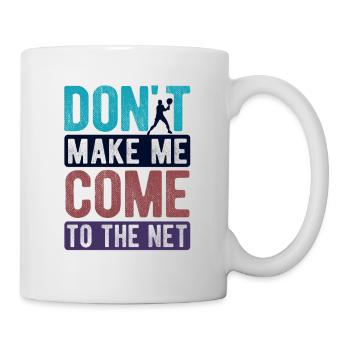 Tennisplatz Spruch Für Tennis - Tasse - Weiß - Rechts