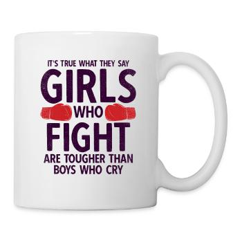 Boxsport Boxing - Tasse - Weiß - Rechts