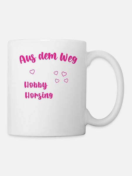 Hobby Horse Teenager Riding Jumping Horsing - Tasse - Weiß