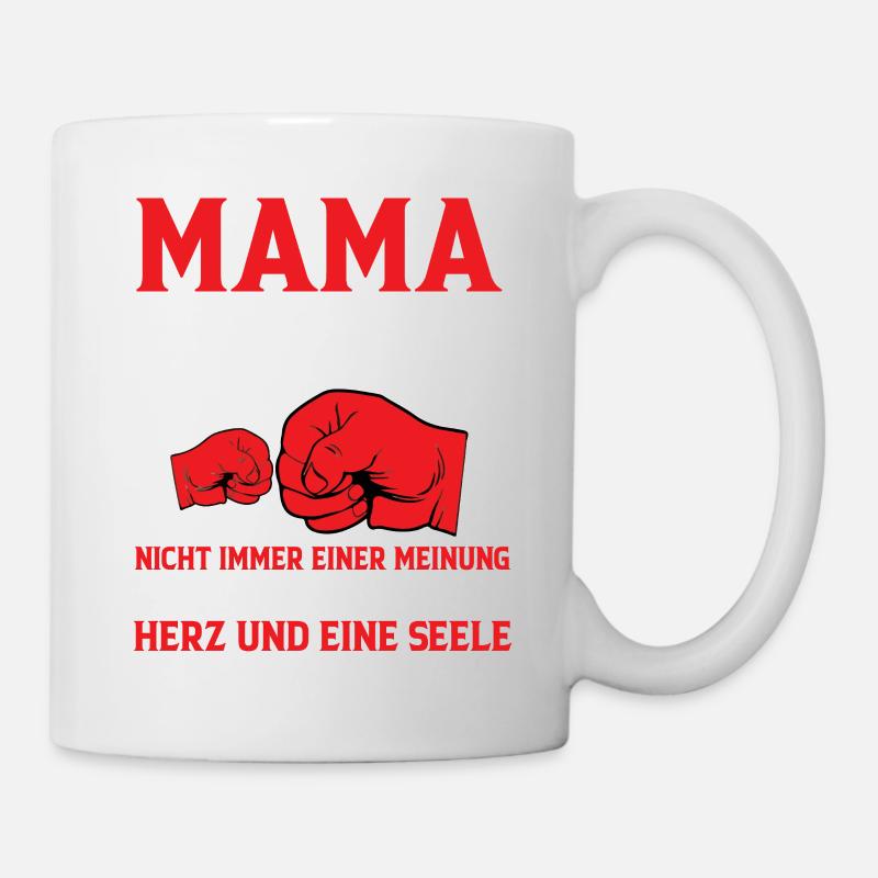 Mama Und Sohn - Tasse - Weiß