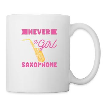 Saxophon Musikerin Jazzmusiker - Tasse - Weiß - Rechts