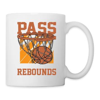 Pass, Just Go For Rebounds - Mug - white - Right