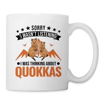 Quokka Gift Kangourou à queue courte - Mug blanc - blanc - Droite