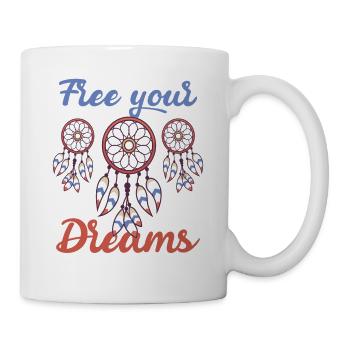 Träumen Traumfänger Traum Dream - Tasse - Weiß - Rechts