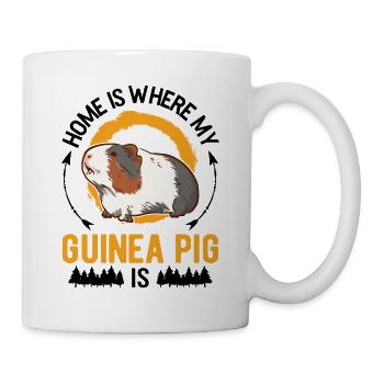 Guinea pigs at home Guinea Pig - Mug - white - Right
