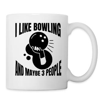 Bowling Gift Bowling Ball Bowling Kegel Bowler - Mug - white - Right