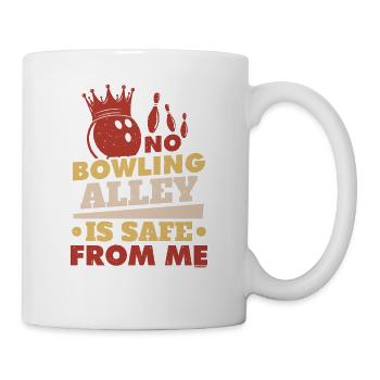 lustiger Bowling Spruch - Tasse - Weiß - Rechts