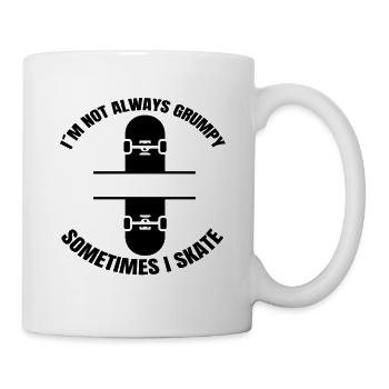 Skateboard Longboard Skater Skating Skateboarding - Mug blanc - blanc - Droite