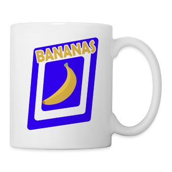 Bananas - Tasse - Weiß - Rechts