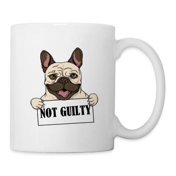 funny dog- Funny Dogs - Shirt - Mug - white - Right