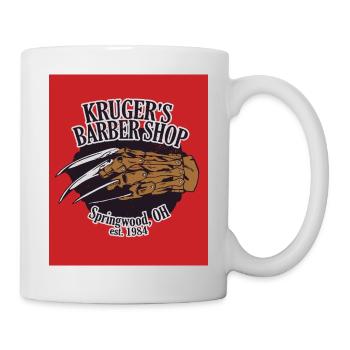 Kruger's barbershop gruselig Kruger's barbershop g - Tasse - Weiß - Rechts