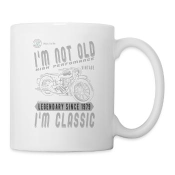I'm Not Old I'm Classic. Biker Geburtstag 1979 - Tasse - Weiß - Rechts