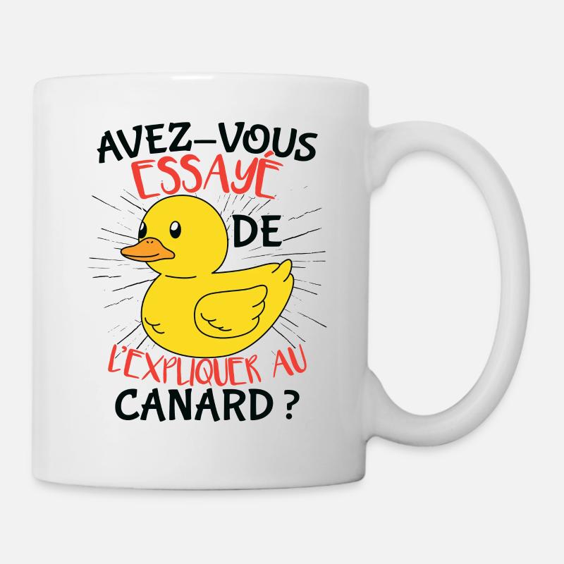Canard Humour - Mug blanc - blanc