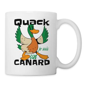 Je Suis Un Canard - Mug blanc - blanc - Droite