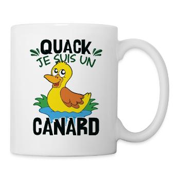 Je Suis Un Canard - Mug blanc - blanc - Droite
