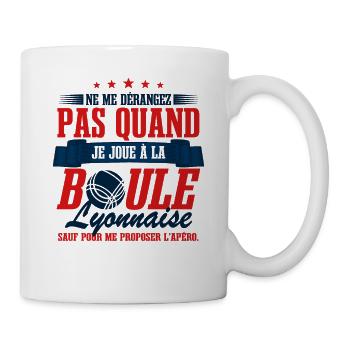 Boule Lyonnaise - Mug blanc - blanc - Droite