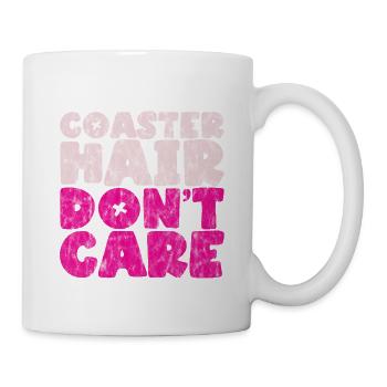 Coaster Hair Don’t Care 3 - Mug blanc - blanc - Droite