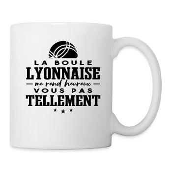 Boule Lyonnaise Me Rend Heureux - Mug blanc - blanc - Droite