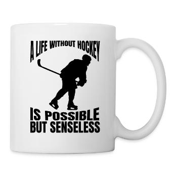 Eishockeyteam Geschenk Eishockey Wintersport - Tasse - Weiß - Rechts