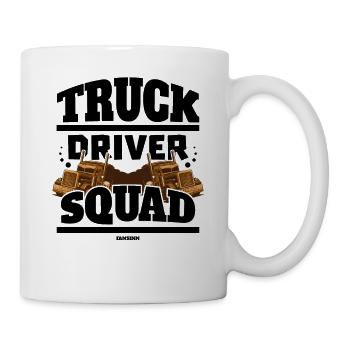 Truck Driver Squad - Tasse - Weiß - Rechts