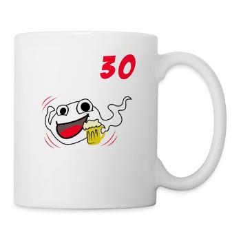 Vor 30 Jahren war ich mal der Fastelste - Tasse - Weiß - Rechts